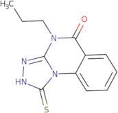 4-Propyl-1-sulfanyl-4H,5H-[1,2,4]triazolo[4,3-a]quinazolin-5-one