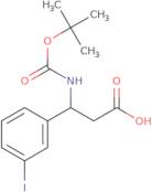 (3S)-3-{[(tert-Butoxy)carbonyl]amino}-3-(3-iodophenyl)propanoic acid