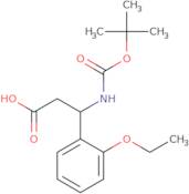 (3R)-3-{[(tert-Butoxy)carbonyl]amino}-3-(2-ethoxyphenyl)propanoic acid