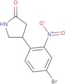 4-(4-Bromo-2-nitrophenyl)pyrrolidin-2-one