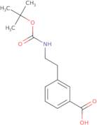 3-(2-{[(tert-Butoxy)carbonyl]amino}ethyl)benzoic acid