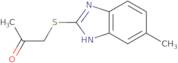 1-[(5-Methyl-1H-1,3-benzodiazol-2-yl)sulfanyl]propan-2-one