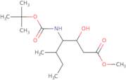 tert-Butyl (2R,3S,4S)-1-(methoxycarbonyl)-2-hydroxy-4-methylhexan-3-ylcarbamate