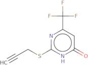 2-(Prop-2-yn-1-ylthio)-6-(trifluoromethyl)pyrimidin-4(3H)-one