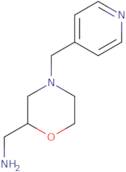 {4-[(Pyridin-4-yl)methyl]morpholin-2-yl}methanamine