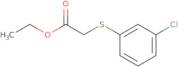 Ethyl 2-(3-chlorophenyl)sulfanylacetate