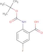 2-{[(tert-Butoxy)carbonyl]amino}-5-fluorobenzoic acid