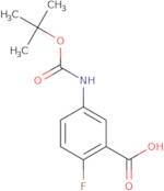 5-((tert-Butoxycarbonyl)amino)-2-fluorobenzoic acid