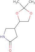 (S)-4-((S)-2,2-Dimethyl-1,3-dioxolan-4-yl)pyrrolidin-2-one