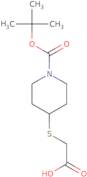 2-({1-[(tert-Butoxy)carbonyl]piperidin-4-yl}sulfanyl)acetic acid