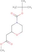 tert-Butyl 2-((methoxycarbonyl)methyl) morpholine-4-carboxylate