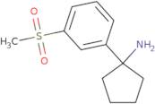 3-(Aminocyclopentyl)-1-(methylsulfonyl)benzene