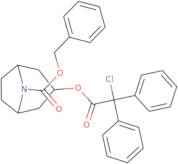 N-Benzyloxycarbonyl-o-(2-chloro-2,2-diphenyl)acetyl nortropine