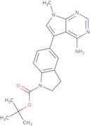 tert-Butyl 5-{4-amino-7-methyl-7H-pyrrolo[2,3-d]pyrimidin-5-yl}-2,3-dihydro-1H-indole-1-carboxylate