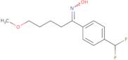 5-Methoxy-1-[4-(difluoromethyl)phenyl]-1-pentanone oxime