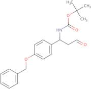 (Betas)-β-[(1,1-tert-butyloxycarbonyl)amino]-4-benzyloxy-benzenepropionic aldehyde