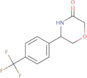 5-[4-(Trifluoromethyl)phenyl]morpholin-3-one