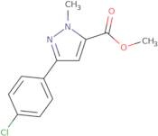 Methyl 3-(4-chlorophenyl)-1-methyl-1H-pyrazole-5-carboxylate