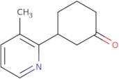 3-(3-Methylpyridin-2-yl)cyclohexan-1-one