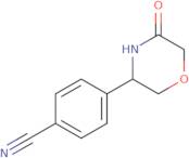 4-(5-Oxomorpholin-3-yl)benzonitrile