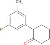 2-(3-Fluoro-5-methylphenyl)cyclohexan-1-one