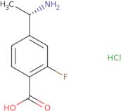 (S)-4-(1-Aminoethyl)-2-fluorobenzoic acid hydrochloride ee