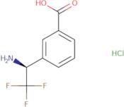 3-((1S)-1-Amino-2,2,2-trifluoroethyl)benzoic acid HCl