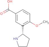 (S)-4-Methoxy-3-(pyrrolidin-2-yl)benzoic acid hydrochloride ee