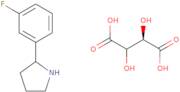 (R)-2-(3-Fluorophenyl)pyrrolidine L-Tartrate ee