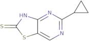 5-Cyclopropylthiazolo[4,5-d]pyrimidine-2-thiol