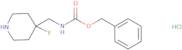 benzyl N-[(4-fluoropiperidin-4-yl)methyl]carbamate hydrochloride