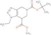 5-Tert-Butyl 7-Methyl 1-Ethyl-6,7-Dihydro-1H-[1,2,3]Triazolo[4,5-C]Pyridine-5,7(4H)-Dicarboxylate