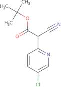 tert-Butyl 2-(5-chloropyridin-2-yl)-2-cyanoacetate