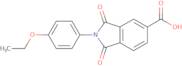 2-(4-Ethoxyphenyl)-1,3-dioxo-2,3-dihydro-1H-isoindole-5-carboxylic acid
