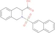 2-(Naphthalene-2-sulfonyl)-1,2,3,4-tetrahydroisoquinoline-3-carboxylic acid