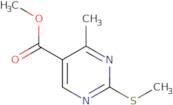 Methyl 4-methyl-2-(methylsulfanyl)-5-pyrimidinecarboxylate