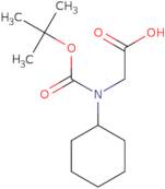 2-{[(tert-Butoxy)carbonyl](cyclohexyl)amino}acetic acid