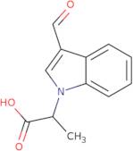 2-(3-Formyl-1H-indol-1-yl)propanoic acid