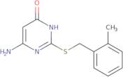 6-Amino-2-[(2-methylbenzyl)thio]-4(3H)-pyrimidinone