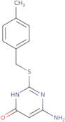 6-Amino-2-[(4-methylbenzyl)thio]-4(3H)-pyrimidinone