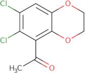 1-(6,7-Dichloro-2,3-dihydro-1,4-benzodioxin-5-yl)ethan-1-one