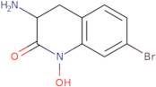 3-Amino-7-bromo-1-hydroxy-1,2,3,4-tetrahydroquinolin-2-one