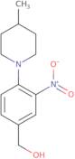 (4-(4-Methylpiperidin-1-yl)-3-nitrophenyl)methanol