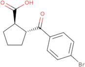 Cyclopentanecarboxylic acid, 2-(4-bromobenzoyl)-, (1R,2R)-