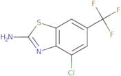 2-Benzothiazolamine, 4-chloro-6-(trifluoromethyl)-