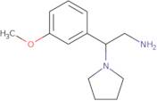 2-(3-Methoxyphenyl)-2-(pyrrolidin-1-yl)ethan-1-amine