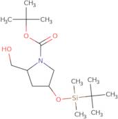 tert-Butyl (2S,4S)-4-[(tert-butyldimethylsilyl)oxy]-2-(hydroxymethyl)pyrrolidine-1-carboxylate