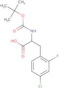 Boc-D-2-fluoro-4-chlorophe