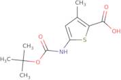 5-([(tert-Butoxy)carbonyl]amino)-3-methylthiophene-2-carboxylic acid