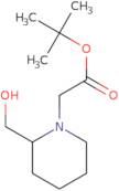 tert-Butyl 2-(2-(hydroxymethyl)piperidin-1-yl)acetate